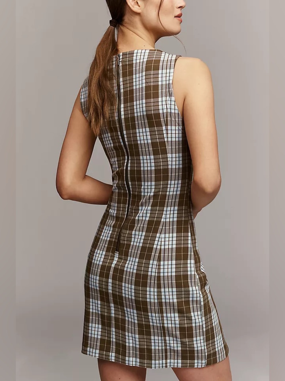 NWT Size XS - Percie Plaid Mini Dress by Pilcro (US$ 148) - Picture 5 of 15